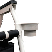 White and black chair with 'PARKIT' branding on a white background